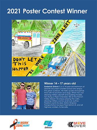 Poster creator winner 14 to 17 years old - Frederick Grimm IV Art