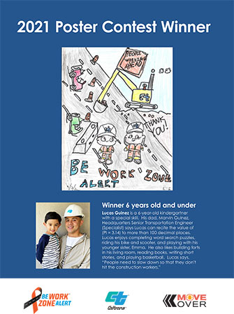 Poster creator winner 6 years old and younger - Lucas Guinez Art